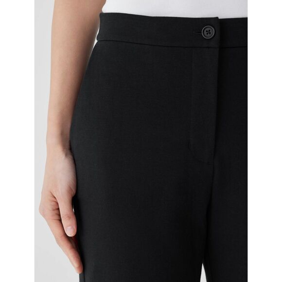 EILEEN FISHER Cotton Blend Ponte High-Waisted Slim Fit Pant, Ankle Length, Sz XL - Picture 7 of 16